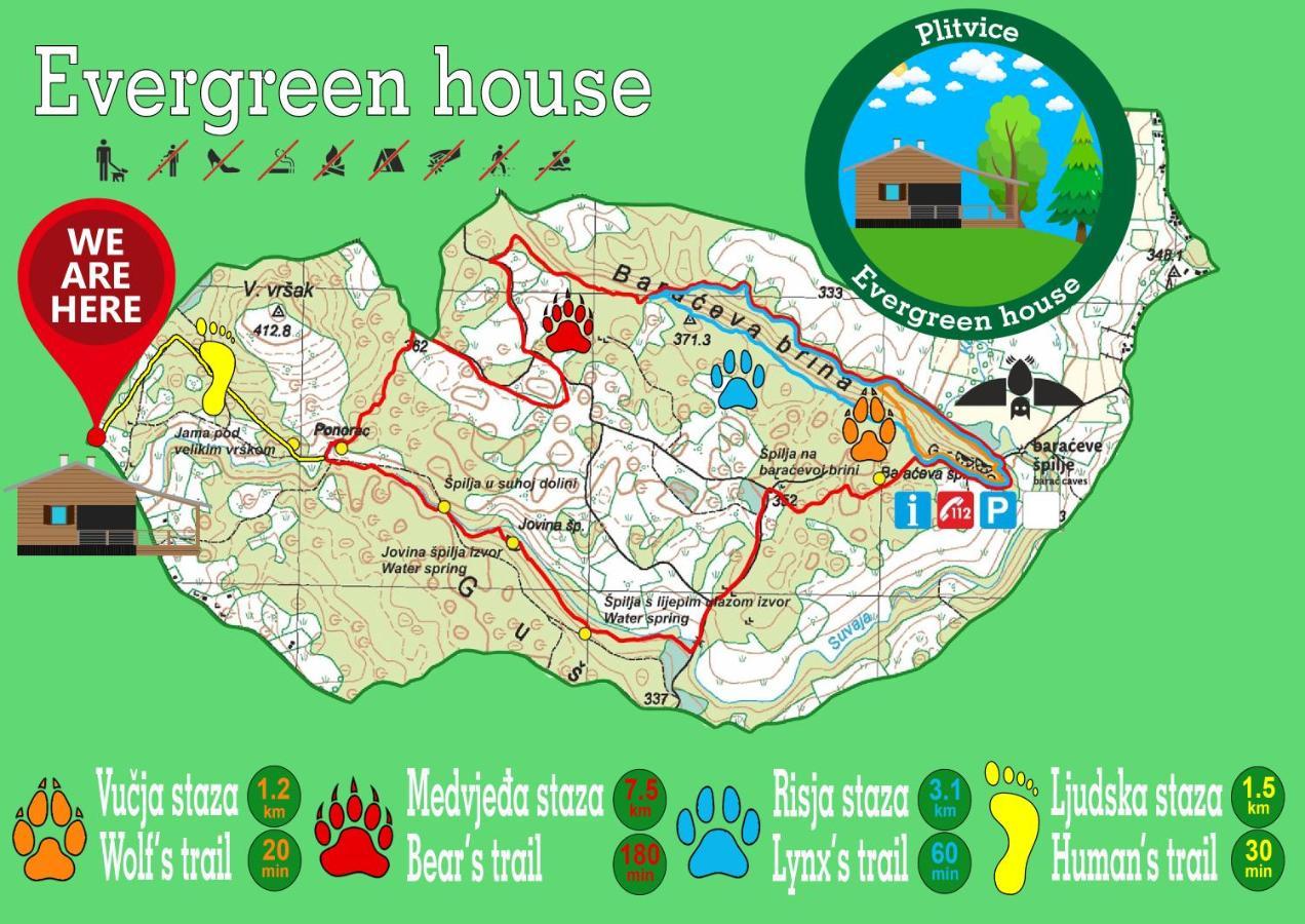 Evergreen House Plitvice Rakovica Zewnętrze zdjęcie